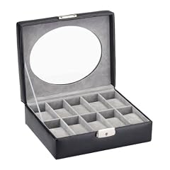 Uhrenbox f�r 10 Uhren in schwarz