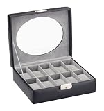 Uhrenbox f�r 10 Uhren in schwarz
