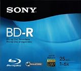 SONY BNR25R3H Disc, Blu-ray, Single Layer, 25GB, 6X Write Once, w/ hang tabWrite Once, w/ hang tab