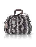 Francesco Biasia Diva Dream Snake - Python and Calf Leather Tote Bag Roccia