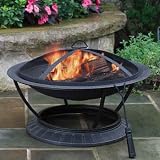 LIVING ACCENTS STEEL FIRE PIT