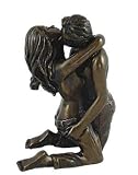 Loves Being With You Miniature Bronze Sculpture Gift For Lovers Or Anniversary Present