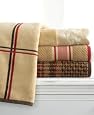 Lauren Ralph Lauren "Post Road" Hand Towel, 16x30" Red/Brown Windowpane