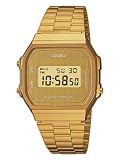 Casio - A168WG-9BWEF - Montre homme m&eacute;tal dor&eacute; et r&eacute;sine - Mouvement Quartz