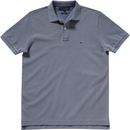 Tommy Hilfiger Herren NEW LEGEND GMD POLO S/S SF 857811124, Gr. MD (BLUE INDIGO 433) Preisvergleich