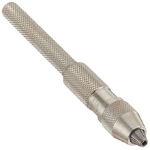 Starrett 162D Pin Vise, 0.115"-0.187" Range