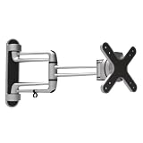 Schwenkbare vollbewegliche TV Wandhalterung PM-STYLE-23C (ultra flexibel). 97mm-376mm Wandabstand mit VESA 75 x 75 bis 100 x 100, auch 100 x 75 (entspricht 13