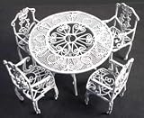 5 PIECE DOLLHOUSE METAL PATIO SET
