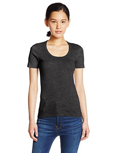 (スリードッツ)three dots ジェシカ T / Uネック T メランジ