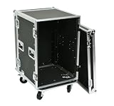 OSP DELUXE ATA 16 SPACE AMP RACK CASE W / CASTERS - B001NFRYX2