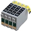 Compatible Epson T0711 Cartouche encre pour le Epson Stylus DX8450 - Noir x 4 Pack