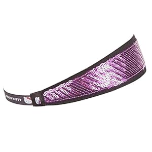 Hello Kitty Sports Headbands - Glitter Headband (Black)