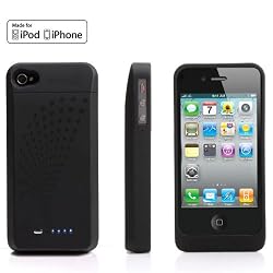 EnerG4 Rechargeable Extended Battery Case and Screen Protector for iPhone 4 / iPhone 4s (Verizon / AT&T / Sprint)