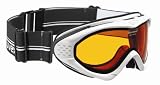 UVEX Onyx Women's Ski Goggle,Polar White Matte Frame with Double Gold Lite Lens
