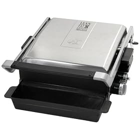 George Foreman 3-Plates Stainless Steel Grill - GRP100 by Barbecue Grills