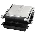 George Foreman 3-Plates Stainless Steel Grill - GRP100