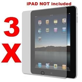 3X Clear LCD Scratch/Dust Resistant Screen Protectors For Apple iPad