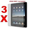 3X Clear LCD Scratch/Dust Resistant Screen Protectors For Apple iPad