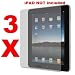 3X Clear LCD Scratch/Dust Resistant Screen Protectors For Apple iPad