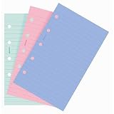 Filofax Mini Ruled Notepaper – Fashion Coloured