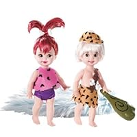 Barbie Collector Silver Label - The Flintstones (Pebbles and Bamm-Bamm)
