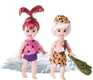 Barbie Collector Silver Label - The Flintstones (Pebbles and Bamm-Bamm)
