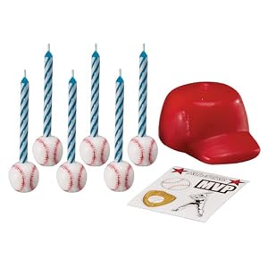 Wilton Baseball Topper Set With Decals