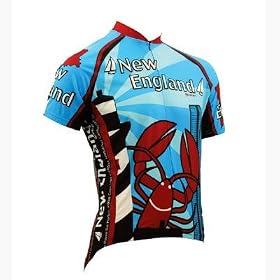 Buy Canari Mens New England Souvenir Short Sleeve Cycling Jersey - 12147