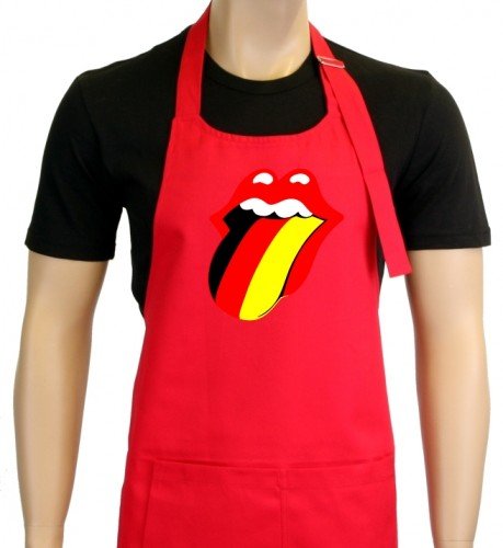 EM 2012 Deutschland Grillschürze Z-Logo , Rot