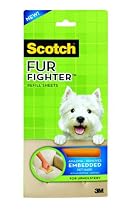3M Scotch Fur Fighter 849RF-8 Hair Remover Refill, 8-Sheet