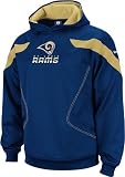 Reebok St. Louis Rams Sideline Kickoff Hooded Sweatshirt Medium