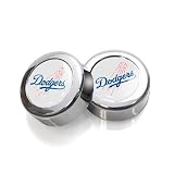 Los Angeles Dodgers License Plate, Frame Chrome Screw Covers