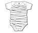 Mummy - Silly Baby Onesie, White