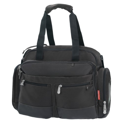 Fisher Price Fastfinder Deluxe Everyday Organizer Diaper Bag - Black