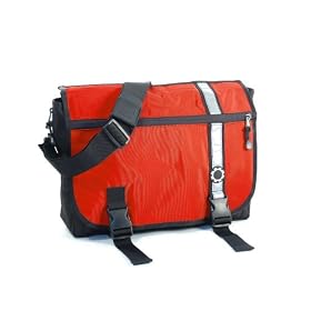 Click here to buy DadGear Messenger Diaper Bag - Retro Red by Dad Gear.