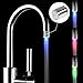 ADVANCED LIVING® Water Tap Glow Shower LED Faucet Light Pressure Sensor 3 Colors RGB Colorful