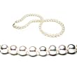 AugustinaJewelry Single Strand 18 Inch 7.5-8.5mm White Freshwater Cultured Pearl Necklace