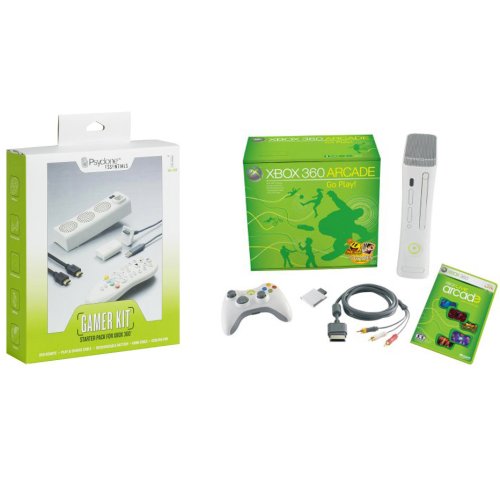 Xbox 360 Arcade System with Gamer Kit Bundle