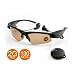 NU Spy Sunglasses with Built-in Camera & MP3 Playback (Black) - 2G
