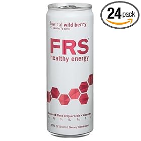 FRS Healthy Energy Liquid, Low Cal Wild Berry, 11.5-Ounce Cans (Pack of 24)