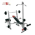 Christopeit Hantelbank Basic Concept, Schwarz Silber, 160 x 155 x 195 cm, 7