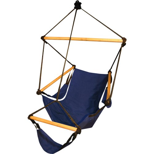 Hammaka 1031-HMKA Cradle Chair Blue, Wood