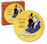 Glorifried Ham & Eggs 8 Melamine Plates-Set of 2