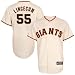 Tim Lincecum Jersey: Youth 2010 Majestic Home Ivory Replica #55 San Francisco Giants Jersey