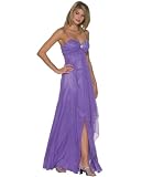 Flyaway Evening Dress - Wedding Party, Informal Bridal, Wedding Party, Bridesmaid, Formal, Prom Gown by Sean Collection (50027) Lilac