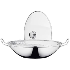 WMF 36cm Stainless Steel WOK 3 Piece Set