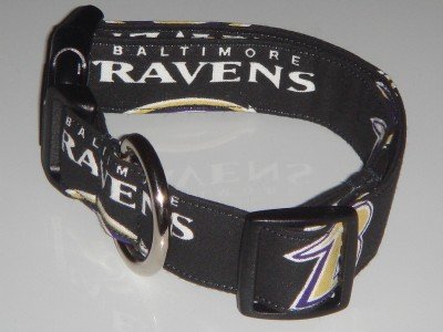 NFL Baltimore Ravens Football Dog Collar Medium 1
