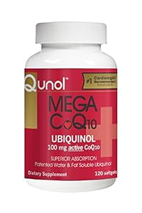 Qunol Mega CoQ10 Softgels, 100 Mg, 120 Count