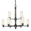 Minka 9 Lt Chandelier in Harvard Court Bronze 4369-281