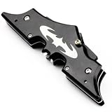 Dark Pocket Folding Knight Black Batman Double Blade Bladed Knife Kit